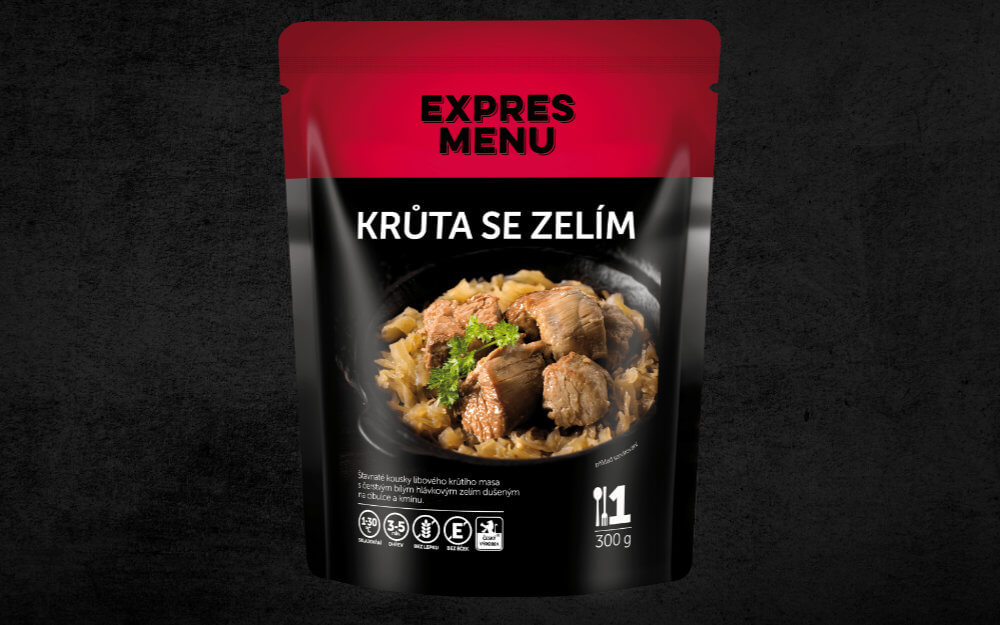 detail Krůta se zelím 300 g