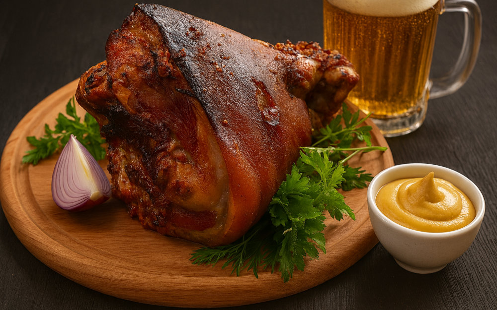 detail Uzené vepřové koleno