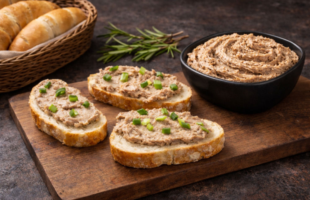 detail Krůtí paštika s pečeným masem