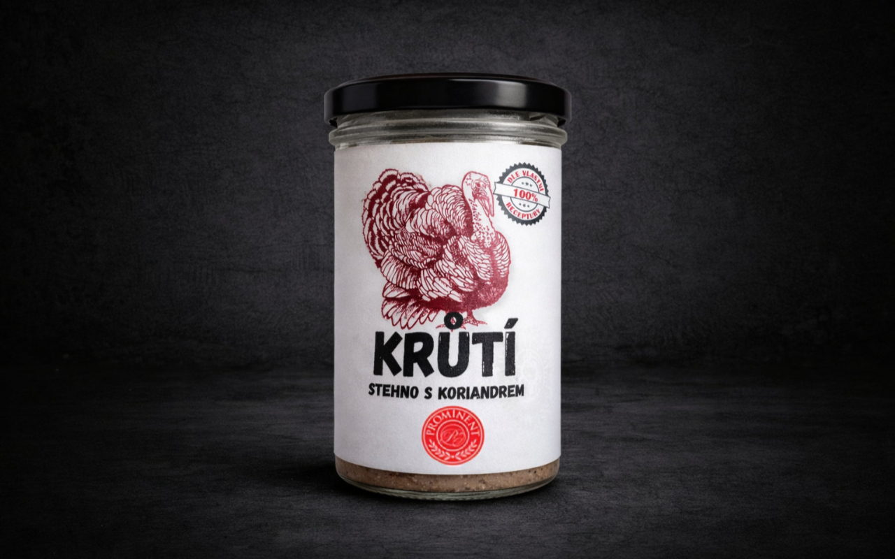 detail Krůtí stehno s koriandrem 170 g